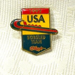 Kellogg's USA Bobsled Team Pin 1992